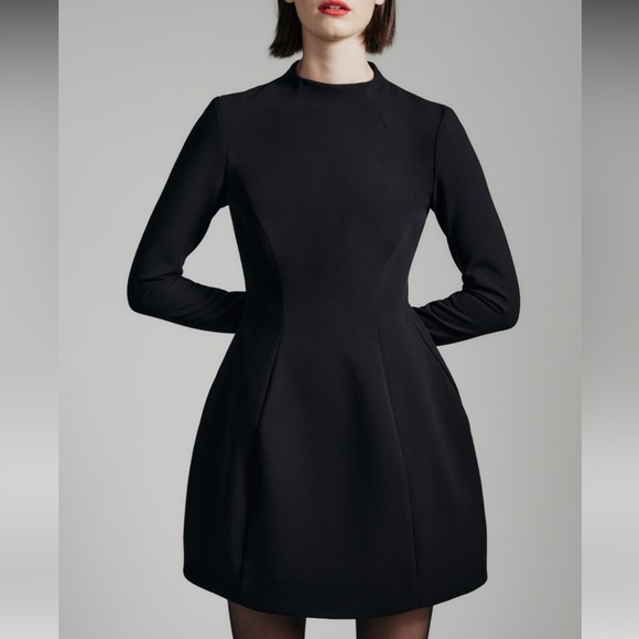 Bardot Black Long Sleeve Dress - Picture 1 of 4